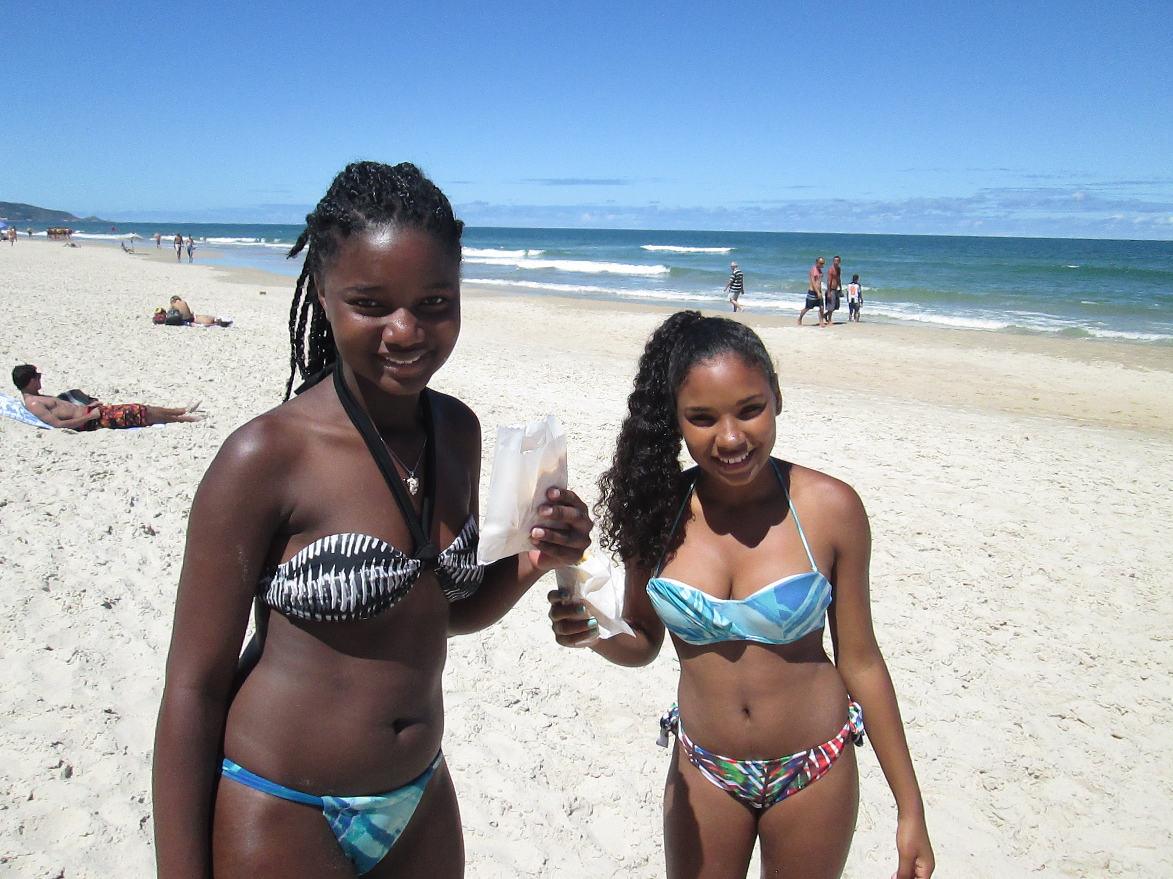 Brazilian girls in tiny bikini